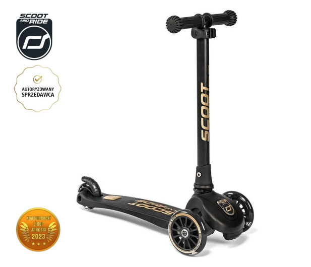 Scoot & Ride Highwaykick 3 LED Hulajnoga Balansowa 3+ Gold - 1021826 - zdjęcie 2